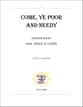 Come, Ye Poor and Needy SATB choral sheet music cover
